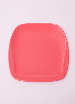 Bright Designs Melamine Small Plate 
Set of 6 (L 18cm W 18cm) Coral