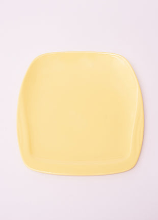 Bright Designs Melamine Small Plate 
Set of 6 (L 18cm W 18cm) Yellow
