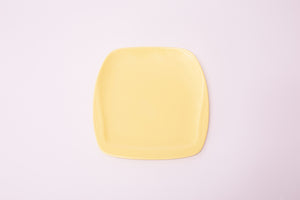 Bright Designs Melamine Small Plate 
Set of 6 (L 18cm W 18cm) Yellow