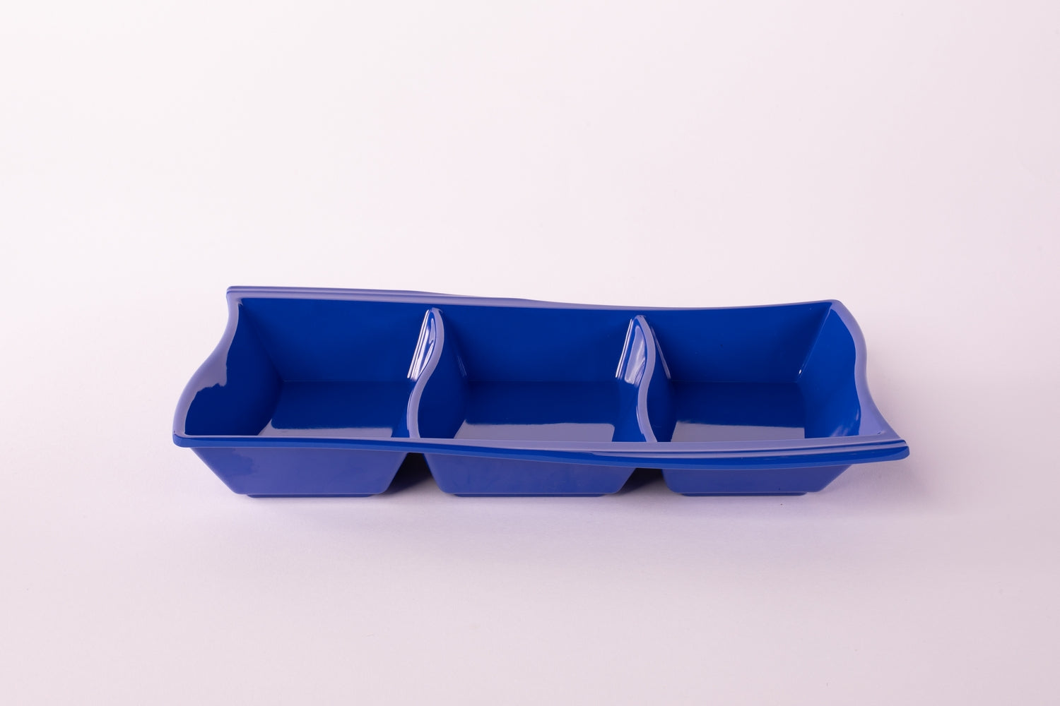 Bright Designs Melamine Savoury Tray 
Set of 2 (L 30cm W 19cm H 3cm) Royal Blue