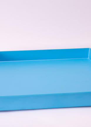 Bright Designs Melamine Matt Square Tray 
Set of 1 (L 38cm W 38cm) Light Blue