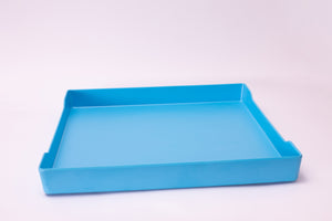 Bright Designs Melamine Matt Square Tray 
Set of 1 (L 38cm W 38cm) Light Blue