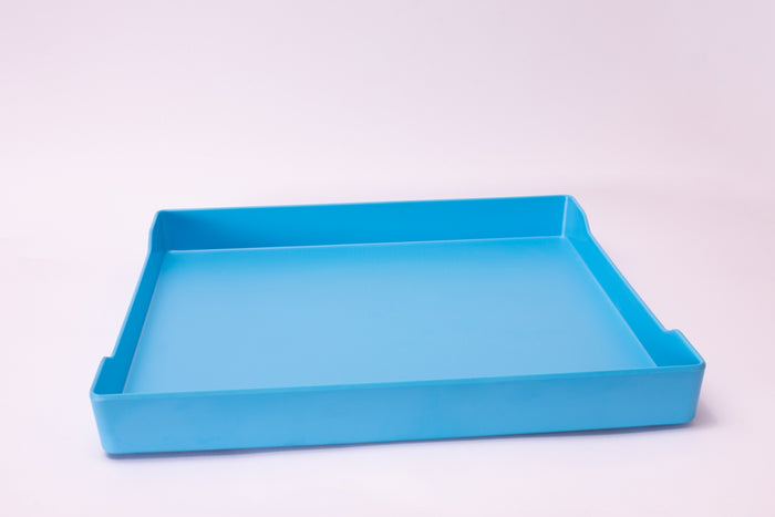 Bright Designs Melamine Matt Square Tray 
Set of 1 (L 38cm W 38cm) Light Blue