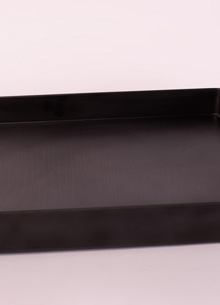 Bright Designs Melamine Matt Square Tray 
Set of 1 (L 38cm W 38cm) Black