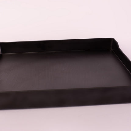 Bright Designs Melamine Matt Square Tray 
Set of 1 (L 38cm W 38cm) Black
