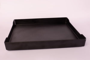 Bright Designs Melamine Matt Square Tray 
Set of 1 (L 38cm W 38cm) Black