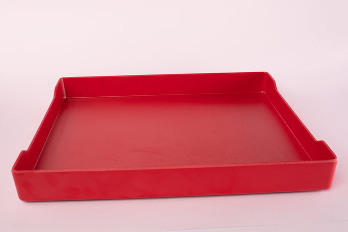 Bright Designs Melamine Matt Square Tray 
Set of 1 (L 38cm W 38cm) Red