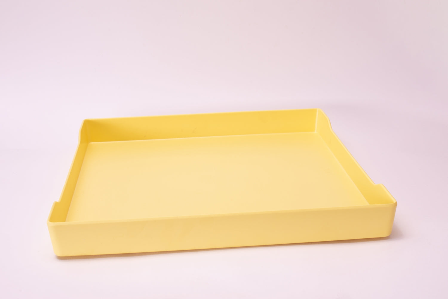 Bright Designs Melamine Matt Square Tray 
Set of 1 (L 38cm W 38cm) Yellow