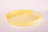 Bright Designs Melamine Round Tray 
Set of 1 (D 38cm) Yellow