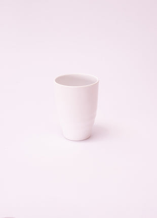 Bright Designs Melamine Cup 
Set of 6 (D 7cm H 10cm) White