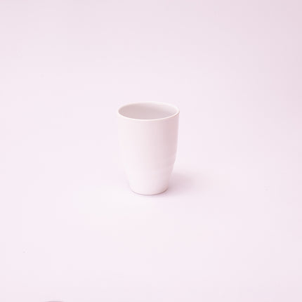 Bright Designs Melamine Cup 
Set of 6 (D 7cm H 10cm) White