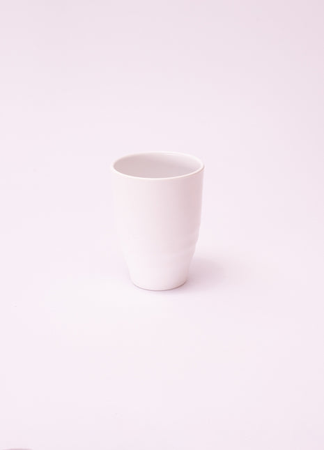 Bright Designs Melamine Cup 
Set of 6 (D 7cm H 10cm) White