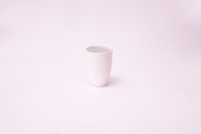 Bright Designs Melamine Cup 
Set of 6 (D 7cm H 10cm) White