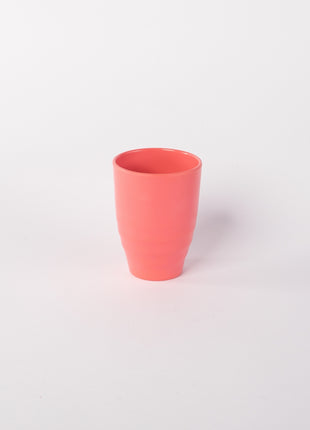 Bright Designs Melamine Cup 
Set of 6 (D 7cm H 10cm) Coral