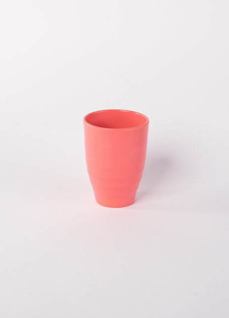 Bright Designs Melamine Cup 
Set of 6 (D 7cm H 10cm) Coral