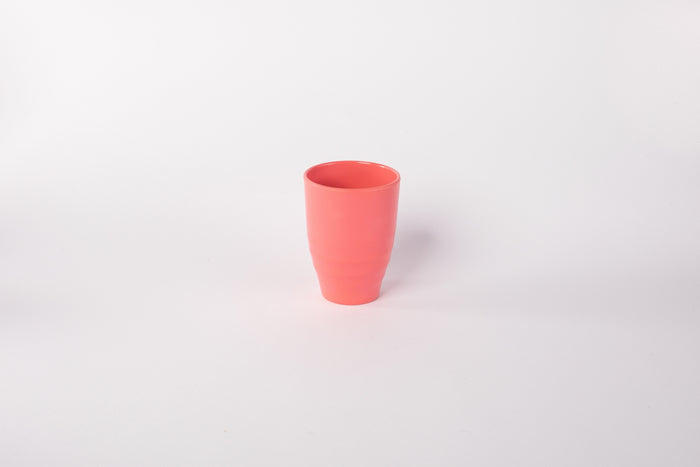 Bright Designs Melamine Cup 
Set of 6 (D 7cm H 10cm) Coral