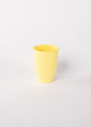 Bright Designs Melamine Cup 
Set of 6 (D 7cm H 10cm) Yellow
