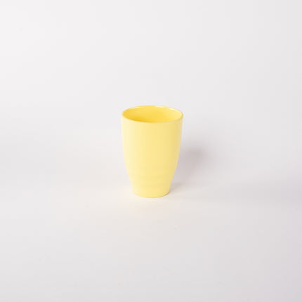 Bright Designs Melamine Cup 
Set of 6 (D 7cm H 10cm) Yellow