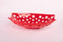 Bright Designs Melamine Fruit Basket 
Set of 1 (L 33cm W 22cm H 9cm) Red