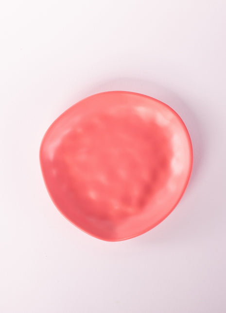 Bright Designs Melamine Matt Side Plate 
Set of 6 (16cm) Coral