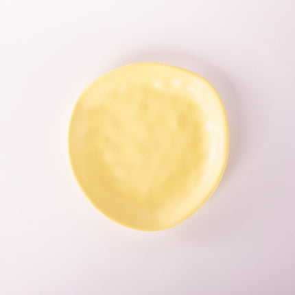 Bright Designs Melamine Matt Side Plate 
Set of 6 (16cm) Yellow