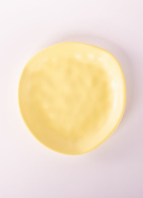 Bright Designs Melamine Matt Side Plate 
Set of 6 (16cm) Yellow