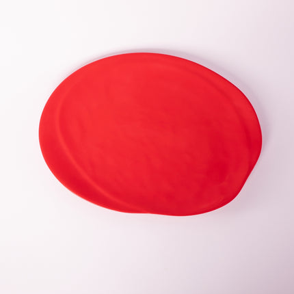 Bright Designs Melamine Matt Dinner Plate 
Set of 6 (30cm) Red