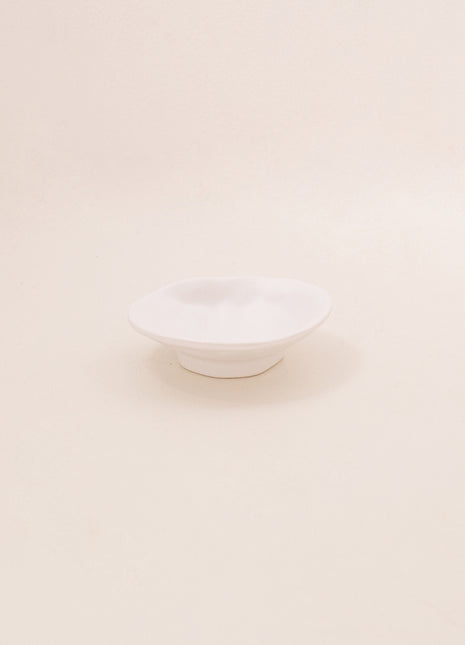 Bright Designs Melamine Matt Dip Bowl 
Set of 2 (10cm) White