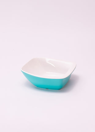 Bright Designs Melamine Bowl 
Set of 6 (L 14cm H 5cm) Double Colour Teal