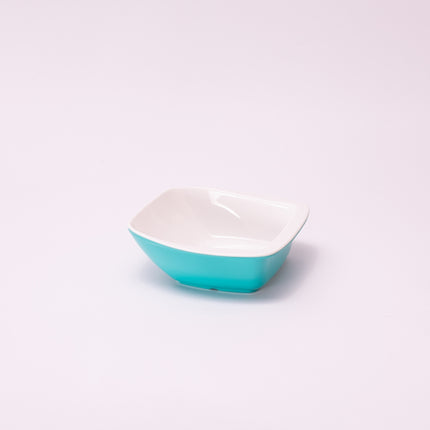 Bright Designs Melamine Bowl 
Set of 6 (L 14cm H 5cm) Double Colour Teal