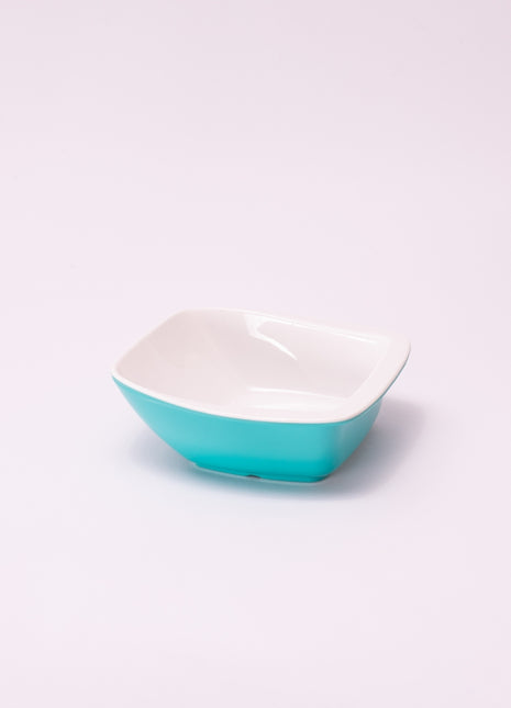 Bright Designs Melamine Bowl 
Set of 6 (L 14cm H 5cm) Double Colour Teal