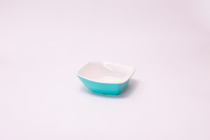 Bright Designs Melamine Bowl 
Set of 6 (L 14cm H 5cm) Double Colour Teal