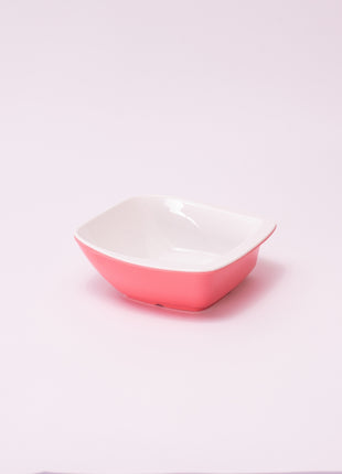 Bright Designs Melamine Bowl 
Set of 6 (L 14cm H 5cm) Double Colour Coral