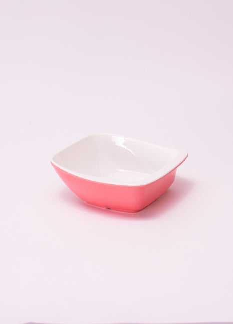 Bright Designs Melamine Bowl 
Set of 6 (L 14cm H 5cm) Double Colour Coral