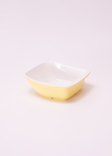 Bright Designs Melamine Bowl 
Set of 6 (L 14cm H 5cm) Double Colour Yellow