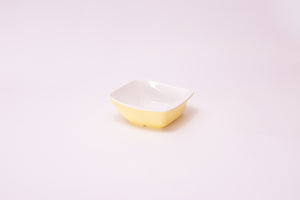 Bright Designs Melamine Bowl 
Set of 6 (L 14cm H 5cm) Double Colour Yellow