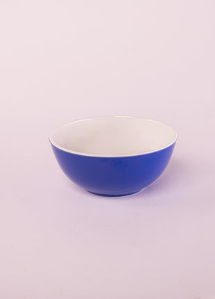 Bright Designs Melamine Bowl 
Set of 6 (D 14cm H 6cm) Double Colour Royal Blue