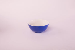 Bright Designs Melamine Bowl 
Set of 6 (D 14cm H 6cm) Double Colour Royal Blue
