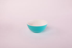 Bright Designs Melamine Bowl 
Set of 6 (D 14cm H 6cm) Double Colour Teal