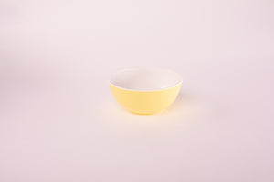 Bright Designs Melamine Bowl 
Set of 6 (D 14cm H 6cm) Double Colour Yellow