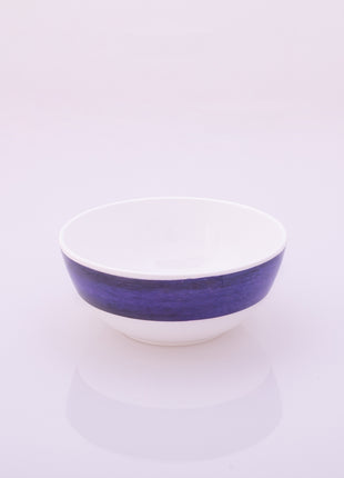 Bright Designs Melamine Bowl 
Set of 6 (D 14cm H 6cm)  bleu blanc