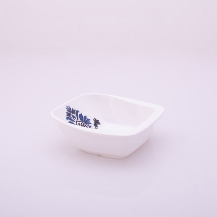 Bright Designs Melamine Bowl 
Set of 6 (L 14cm H 5cm) bleu blanc