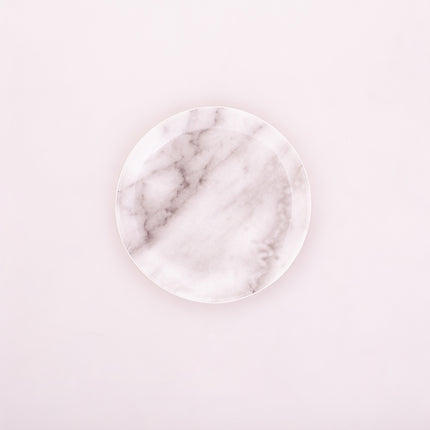 Bright Designs Melamine Dinner Plate
Set of 6 (D 26cm) white Marble
