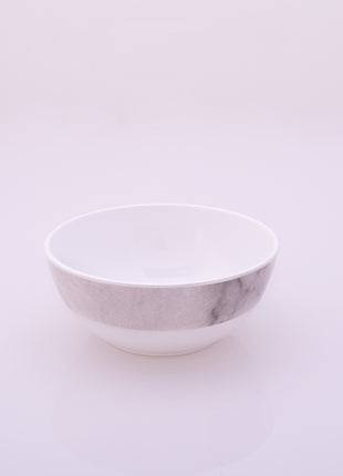 Bright Designs Melamine Bowl 
Set of 6 (D 14cm H 6cm)  White Marble