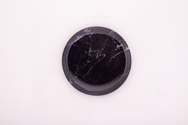 Bright Designs Melamine Side Plate
Set of 6 (D 22cm) Black Marble