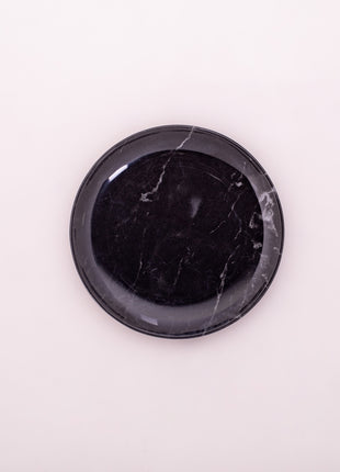 Bright Designs Melamine Small Plate
Set of 6 (D 18cm)  black Marble