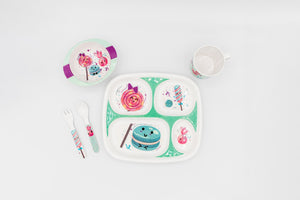 Bright Designs Kids 5 pieces Melamine Set Candy K5