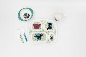 Bright Designs Kids 5 pieces Melamine Set Animals  K6