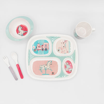 Bright Designs Kids 5 pieces Melamine Set Toys  K7