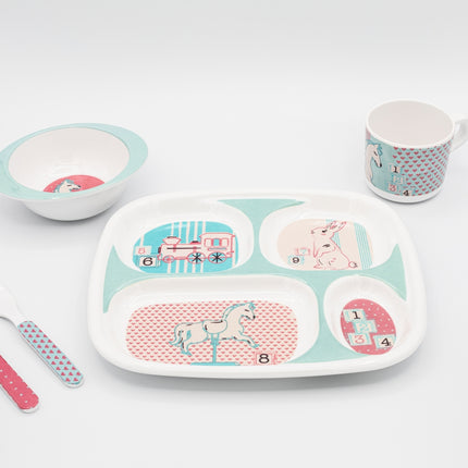 Bright Designs Kids 5 pieces Melamine Set Toys  K7